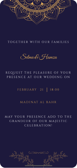 Stunning digital invitation card templates from Mualiko